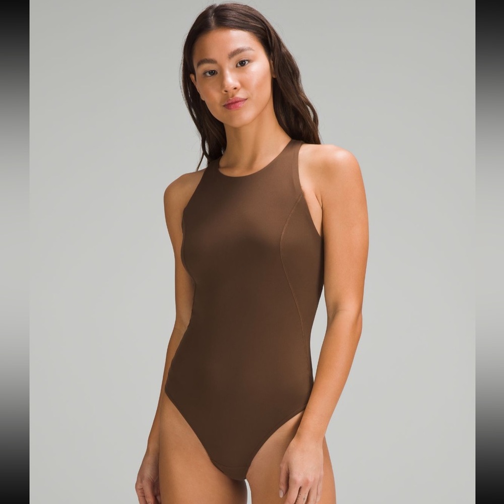 Lululemon High-Neck Tight-Fit Shelf Bodysuit - Picture 5 of 8